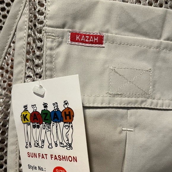Vintage KAZAH Utility Cargo Vest. New with tags. - Picture 8 of 11